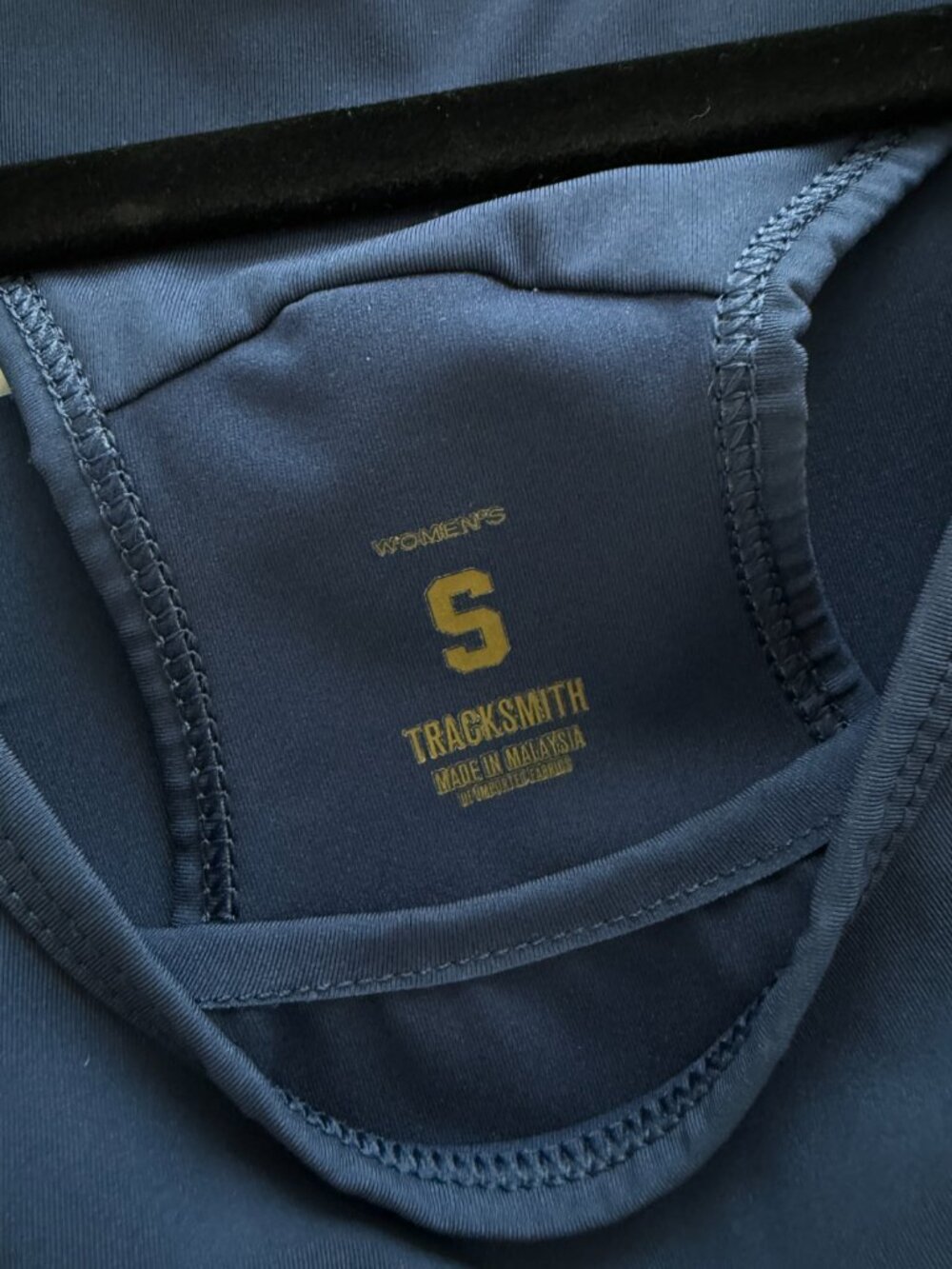 Tracksmith Bra in Navy, Sz S - Picture 3 of 4